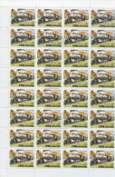 2005.506 CUBA MNH SHEET COMPLETE 2005 RAILROAD TRAIN - Blocchi & Foglietti