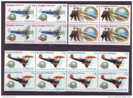 2003.113 CUBA 2003 AVIATION HISTORY BLOCK 4 MNH AVION AIRPLANE WRIGHT BROTHER - Unused Stamps