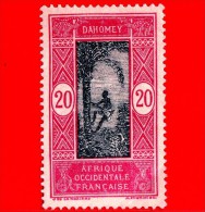 DAHOMEY - Africa Occidentale Francese - Nuovo - 1927 - Uomo Che Sale Su Palma - Man Climbing Oil Palm - 20 - Ongebruikt