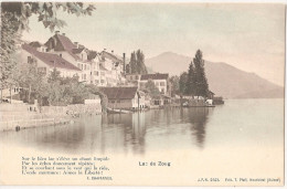 Lac De Zoug - Suisse - Schweiz - Svizzera. Neuchátel. - Zug