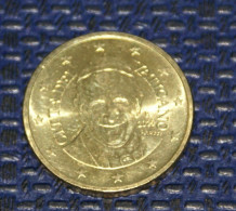 VATICANO 2014, POPE FRANCESCO ON THE 50 CENT OF EURO COIN - Vatican