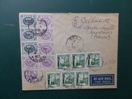 45/620  LETTRER   1955 POUR LA  FRANCE - Storia Postale