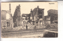 F 55210 VIGNEULLES-LES-HATTONCHATEL, Zerstörungen 1.Weltkrieg, Deutsche Feldpost - Vigneulles Les Hattonchatel