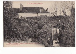 Carte 1910 LESCAR / PONT ET ESCALIER DE LA FONTAINE - Lescar