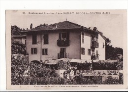Carte 1920 SCLOS DE CONTES / Restaurant-pension Léon Bailet - Contes