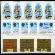 TONGA 1977 - Scott# 402-6+C+CO Capt.Cook Set Of 13 MNH (XI529) - Tonga (1970-...)