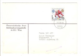 AUTRICHE - AUSTRIA - OSTERREICH - ENVELOPPE LETTRE PUBLICITAIRE - SKI - Franking Machines (EMA)