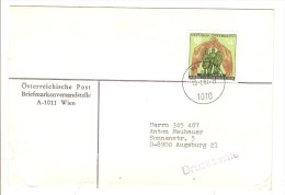 AUTRICHE - AUSTRIA - OSTERREICH - ENVELOPPE LETTRE PUBLICITAIRE - Franking Machines (EMA)