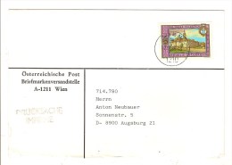 AUTRICHE - AUSTRIA - OSTERREICH - ENVELOPPE LETTRE PUBLICITAIRE - Maschinenstempel (EMA)