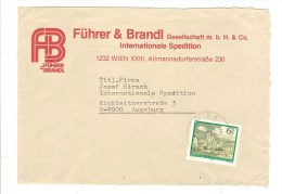 AUTRICHE - AUSTRIA - OSTERREICH - ENVELOPPE LETTRE PUBLICITAIRE - Machines à Affranchir (EMA)