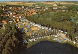 BRAY Sur SOMME  -  L´ Etang , Le Terrain De Camping Et Vue Générale - Bray Sur Somme