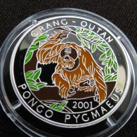 Chad Tchad 1000 Fr 2001 Orangutan Monkey - Tsjaad