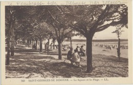 CPA 17 SAINT GEORGES DE DIDONNE Le Square Et La Plage - Saint-Georges-de-Didonne