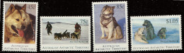 (cl 23 - P6) Antarctique Australien ** N°  98 à 101(ref. Michel Au Dos) - Attelages De Chiens De Traineau - Nuovi