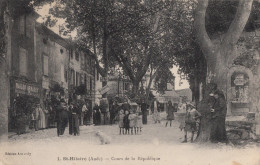 CPA - St Hilaire - Cours De La République - Saint Hilaire