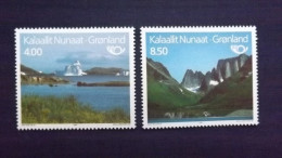 Grönland 260/1 Yt 248/9 **/mnh, NORDEN 1995, Tourismus - Ungebraucht