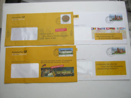 Ganzsachen 4 Stück  2009 - Briefomslagen - Gebruikt