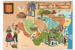 CP, REGIONS, LANGUEDOC-ROUSSILLON, Voyagé En 1981, Ed : DINO - Languedoc-Roussillon