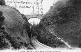 ENTRE SAINT LEONARD ET SAINT DIE  La Grande Tranchée De Sarupt Voie Ferrée - Corcieux