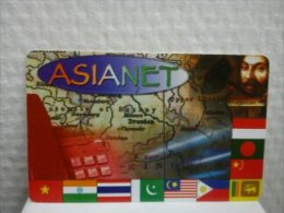 Prepaidcard Belgium  12 Euro Asiannet Used Rare - Cartes GSM, Recharges & Prépayées