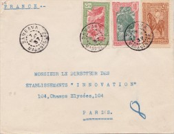 MADAGASCAR  LETTRE POUR LA FRANCE  1937 - Lettres & Documents