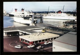 PHOTO  Du PAQUEBOT " FRANCE " Et " ANTILLES " A Quai Au Havre ( Compagnie Générale Transatlantique ) - Altri & Non Classificati