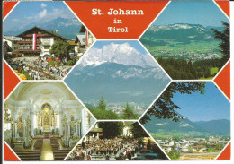 Austria - St Johann In Tirol (Tyrol Autriche) - Urlaubgrusse - 1990 - Fête, Vaches - St. Johann In Tirol