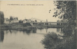 CPA 37 L´ILE BOUCHARD - Pont Saint Gilles, Pris De L'île - L'Île-Bouchard