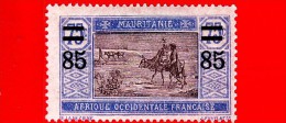 MAURITANIA - Africa Occidentale Francese - AOF - 1925 - Cammello - Crossing Desert - 85 Su 75 - Unused Stamps