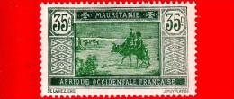 MAURITANIA - Africa Occidentale Francese - AOF - 1938 - Cammello - Crossing Desert - 35 - Nuevos