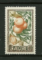 ALGERIE 1950     N° 281    Production Algérienne   Oranges Et Citrons         Neuf Avec Trace De Charnière - Unused Stamps