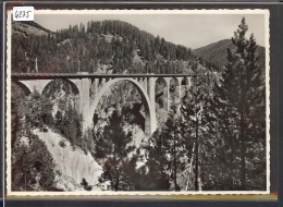 GRÖSSE 10x15 - WIESENER VIADUKT DER RHÄTISCHEN BAHN - TB - Wiesen