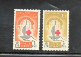 Nelles-HEBRIDES  : 100 Ans De La Croix-Rouge Internationale : Planisphère  Et Logo Croix-Rouge - - Unused Stamps