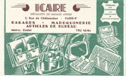 Bagage Avion / Maroquinerie/ ICARE/ Rue De Châteaudun /Paris 9éme / /Vers 1955   BUV166 - B