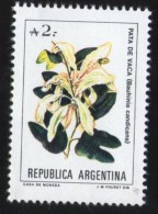 Argentine 1988 Avec Gomme Stamp Plante Bauhinia Candicans Ou Forficata - Nuevos