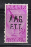 W2243 - TRIESTE , Posta Aerea N. 12  *  Mint. RADIO - Poste Aérienne