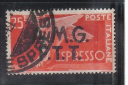 W2246 - TRIESTE , Espresso 25 Lire N. 2  Usato - Express Mail