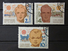 Briefmarken 1963 CCCP Weltgesundheitstag Russland UDSSR - Used Stamps
