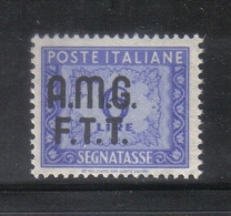 W2249 - TRIESTE , SEGNATASSE 6 Lire N. 10  **  MNH - Segnatasse