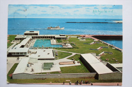 (5/6/86) AK "Helgoland" Blick Vom Oberland Auf Das Schwimmbad - Helgoland