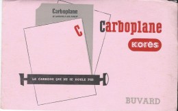 Papeterie / Carboplane /Korés / Le Carbone Qui Ne Se Roule Pas / /Vers 1950     BUV185 - Stationeries (flat Articles)