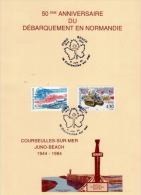 50eme Anniversaire Debarquement En Normandie Juno Beach Courseulles 1994. - WW2