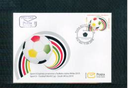 Montenegro  2010 Fussball Weltmeisterschaft / Football World Championship FDC - 2010 – Südafrika