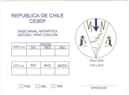 CILE - REPUBLICA DE CHILE - CE9EP - Base Naval Antartica "Arturo Prat Chachon" - Not Used - Estaciones Científicas