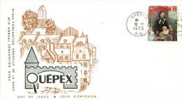 1975  Marguerite Bourgeoys  Sc 660  Rare Quéoex FDC - 1971-1980