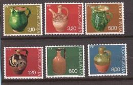 1976  1649-54  ARTE  JUGOSLAVIJA JUGOSLAWIEN  MUSEUMSEXPONATE TOEPFERERZEUGNISSE  MNH - Neufs