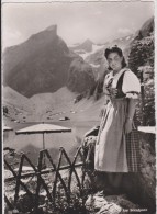 SUISSE,HELVETIA,SWISS,SWI TZERLAND,SCWEIZ,SVIZZERA, APPENZELL  RHODES INTERIEURES,LAC ALPSTEIN,FEMME,BELLE - Appenzell