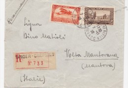 MAROC  LETTRE POUR L'ITALIE  1928 - Lettres & Documents