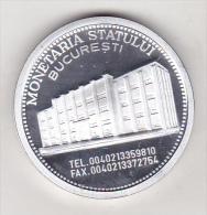 Bnk Sc Romanian Medal - Monetaria Statului Bucuresti - The State Mint Of Romania - Gewerbliche