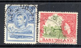 BECHUANALAND, Postmarks MASERU, TEYATEYATE - 1933-1964 Kronenkolonie